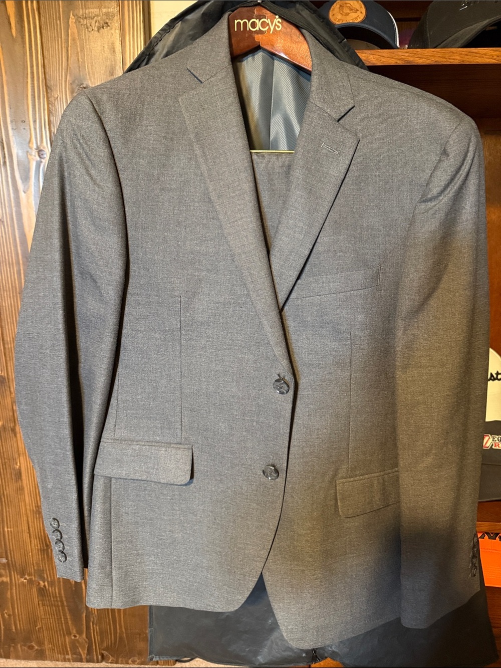 Alfani Gray Men's Two-Button Suit